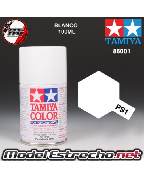 PS-1 SPRAY BLANCO 100ML TAMIYA LEXAN POLICARBONATO

Ref: PS-1