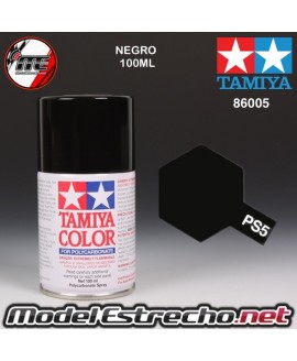 PS-5 SPRAY NEGRO 100ML TAMIYA LEXAN POLICARBONATO

Ref: PS-5