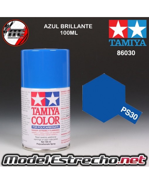 PS-30 SPRAY AZUL BRILLANTE 100ML TAMIYA LEXAN POLICARBONATO

Ref: PS-30