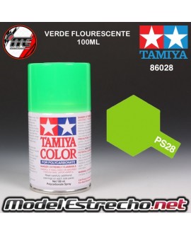 PS-28 SPRAY VERDE FLOURESCENTE 100ML TAMIYA LEXAN POLICARBONATO

Ref: PS-28