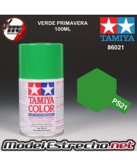 PS-21 SPRAY VERDE PRIMAVERA 100ML TAMIYA LEXAN POLICARBONATO

Ref: PS-21