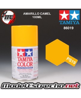 PS-19 SPRAY AMARILLO CAMEL 100ML TAMIYA LEXAN POLICARBONATO

Ref: PS-19