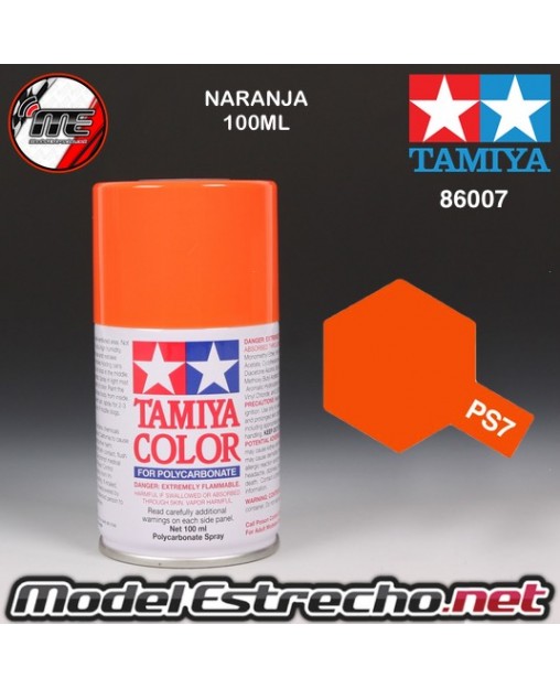 PS-7 SPRAY ANARANJADO 100ML TAMIYA LEXAN POLICARBONATO

Ref: PS-7