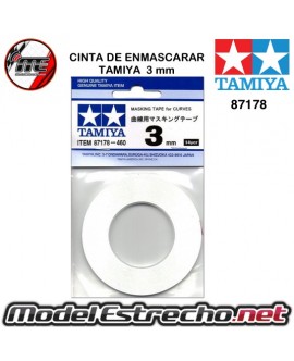 CINTA DE ENMASCARAR TAMIYA 3mm

Ref: 87178
