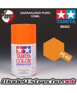 PS-62 SPRAY ANARANJADO PURO 100ML TAMIYA LEXAN POLICARBONATO

Ref: PS-62