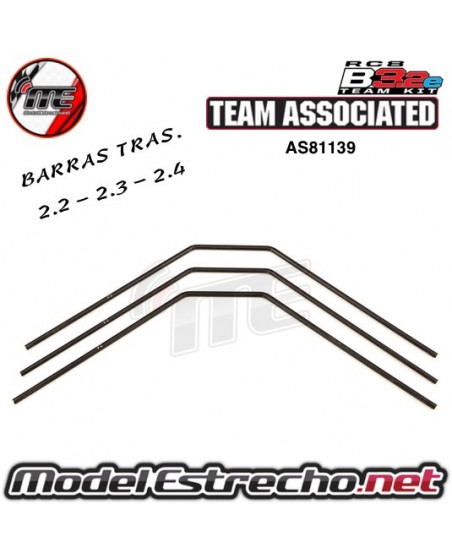 BARRAS ESTABILIZADORAS ASSOCIATED RC8B3 2.3 - 2.4 - 2.5