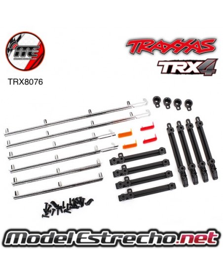 TRAXXAS SIDE TRIM LEFT & RIGHT CHROME RETAINER LED LENS 2.6x8 BCS (24)