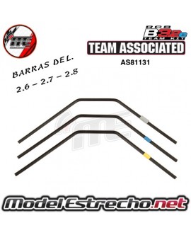 BARRAS ESTABILIZADORAS ASSOCIATED RC8B3 2.3 - 2.4 - 2.5