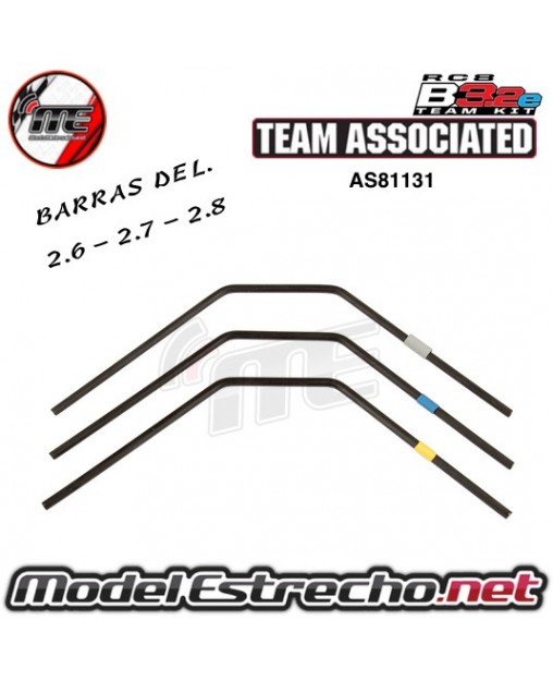 BARRAS ESTABILIZADORAS ASSOCIATED RC8B3 2.3 - 2.4 - 2.5
