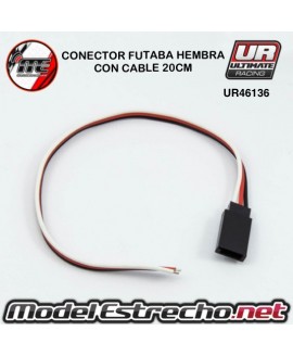 CONECTOR FUTABA HEMBRA CON CABLE 20cm

Ref: UR46136