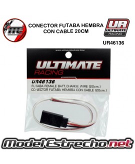 CONECTOR FUTABA HEMBRA CON CABLE 20cm

Ref: UR46136