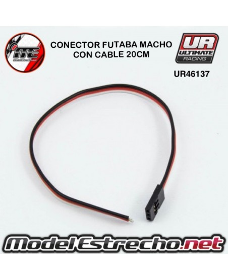 CONECTOR FUTABA HEMBRA CON CABLE 20cm

Ref: UR46137