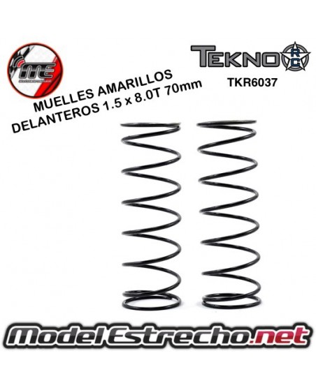 MUELLES DELANTERO AMARILLOS TEKNO EB48
