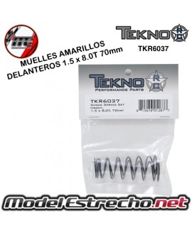 MUELLES DELANTERO AMARILLOS TEKNO EB48

Ref: TKR6037