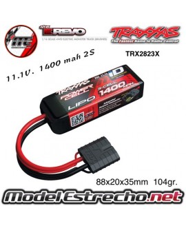BATERIA TRAXXAS ID POWER CELL LIPO 1400MAH 11.1V 3S 25C

Ref: TRX2823X