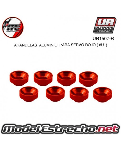 ULTIMATE ARANDELAS ALUMINIO PARA SERVO ROJO  (8u.)

Ref: UR1507-R