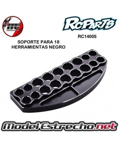 SOPORTE PARA 18 HERRAMIENTAS NEGRO

Ref: RC14005