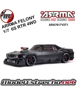 ARRAMA FELONY 1/7 BLS 6S 4WD RTR BLX   Ref: ARA7617V2T1
