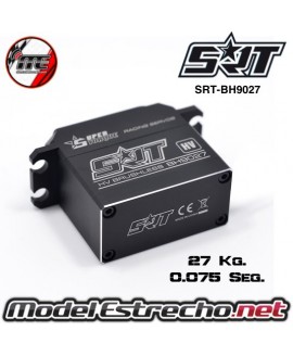 SERVO SRT BH9027 HV BRUSHLESS CAJA METALICA 27KG / 0.075Seg. 

Ref: BH9027