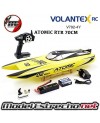 LANCHA VOLANTEX RACENT ATOMIC 70CM BRUSHLESS  2,4Ghz RTR AMARILLA  Ref: V792-4Y