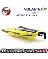 LANCHA VOLANTEX RACENT ATOMIC 70CM BRUSHLESS  2,4Ghz RTR AMARILLA  Ref: V792-4Y