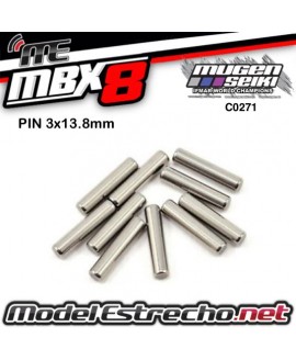 PIN CARDAN RUEDAS 3x13.8 MUGEN MBX 6/7/7R/8

Ref: C0271