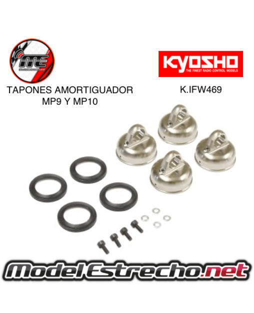 TAPONES AMORTIGUADOR KYOSHO INFERNO MP9 TKI4 MP10

Ref: K.IFW469