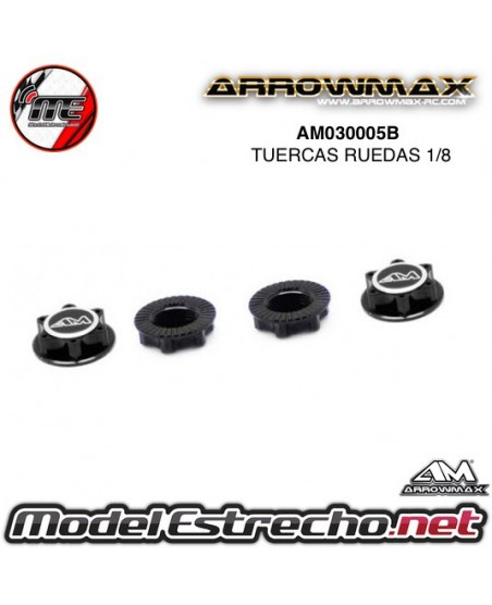 TUERCAS RUEDAS CIEGAS 6MIK ROJOS CNC