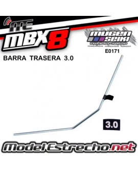 BARRA ESTABILIZADORA TRASERA 3.0mm MUGEN MBX

Ref: E0171