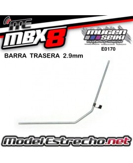 BARRA ESTABILIZADORA TRASERA MUGEN MBX 7/8 2.9mm

Ref: E0170