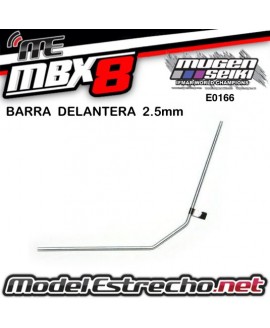 BARRA ESTABILIZADORA DEL. 2.5 MM MUGEN MBX6/7/7R

Ref: E0166
