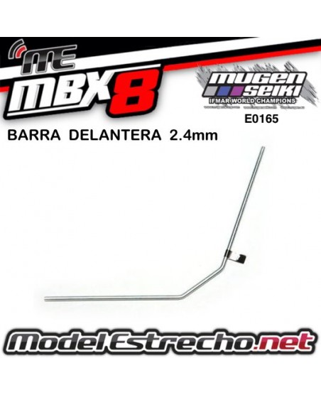 BARRA ESTABILIZADORA DELANTERA 2.4 mm MUGEN MBX8