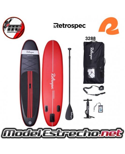 TABLA PADEL SURF HINCHABLE RETROSPEC WEEKENDER 10" ROJO / NEGRO

Ref: 3288