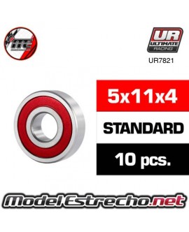 RODAMIENTO  5x11x4 HS TAPAS GOMA (10U.)

Ref: UR7821