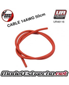 CABLE SILICONA ROJO 12AWG ( 50cm )