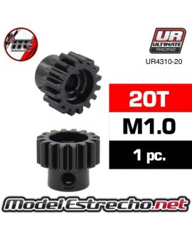 PIÑON 20T MODULO 1 EJE 5mm DE ACERO

Ref: UR43010-20