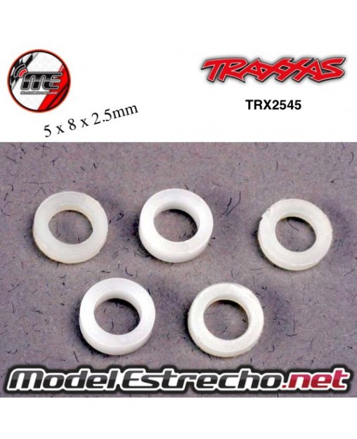 CASQUILLOS DE PLASTICOS 5 x 8 x 2.5 mm (4U.) TRAXXAS

Ref: TRX2545