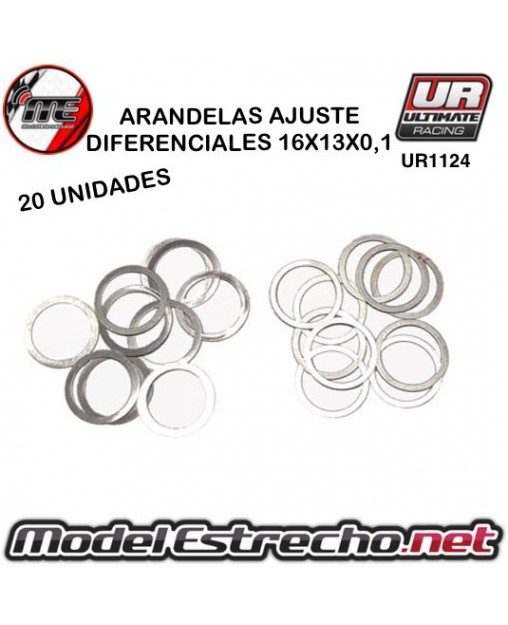 ULTIMATE ARANDELAS AJUSTE CAMPANA 0.1 - 0.2 - 0.3 mm