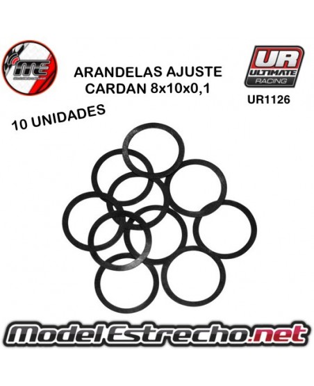 ULTIMATE ARANDELAS AJUSTE CAMPANA 0.1 - 0.2 - 0.3 mm