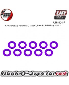 ARANDELAS ALUMINIO 3x6x05 mm PURPURA  (10u.)

Ref: UR1504-P