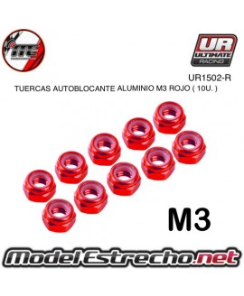 TUERCAS 3mm AUTOBLOCANTE ALUMINIO ROJAS (10u.)

Ref: UR1502-R