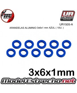 ARANDELAS ALUMINIO 3x6x1 mm AZUL (10u.)

Ref: UR1505-A