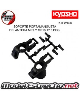 KYOSHO SOPORTE DELANTERO PORTAMANGUETA INFERNO MP10 16 DEG. ALUMINIO