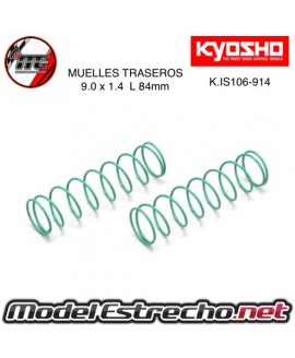 KYOSHO MUELLES TRASERO AZUL BIG BORE MP9