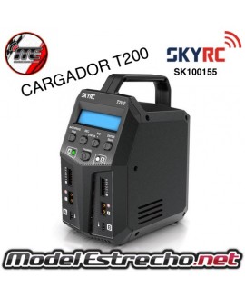 CARGADOR T200 AC/DC DUO LIPO 1-6s 12A 100W 

Ref: SK100155