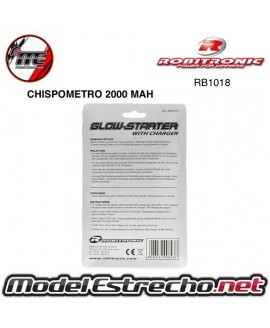 CHISPOMETRO ROBITRONIC 2000 MAH MAS CARGADOR

Ref: RB1018