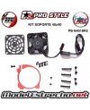 KIT SOPORTE PARA MOTORES 40.8mm  MAS VENTILADOR 40X40 MAS REJILLA CARBONO