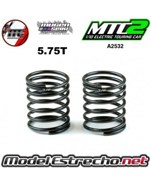 MUELLES AMORTIGUADOR  5.75T MUGEN MTC2 (2U.)

Ref: A2532