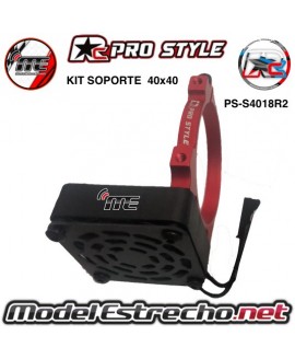 KIT SOPORTE ROJO PARA MOTORES 40.8mm  MAS VENTILADOR 40X40 MAS REJILLA CARBONO

Ref: SP-S4018R2