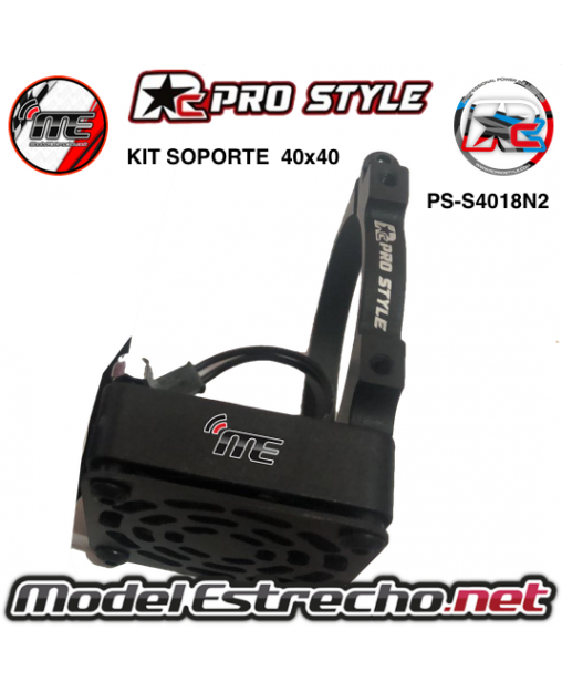 KIT SOPORTE NEGRO PARA MOTORES 40.8mm  MAS VENTILADOR 40X40 MAS REJILLA CARBONO

Ref: SP-S4018N2